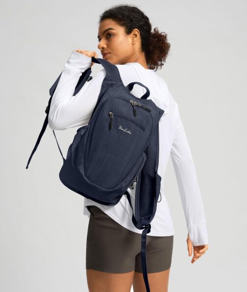 10L Small Hiking Backpack Travel Daypack Lightweight Packable Back Pack for Women Men(Dark Navy) - Image 3
