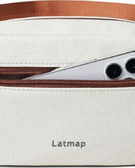 2L Fanny Packs Everywhere Belt Bag Small Fashion Crossbody Waist Pack Faux Leather Waterproof Sling Chest Bag For Women Trendy Beige