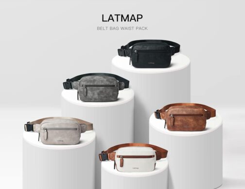 2L Fanny Packs Everywhere Belt Bag Small Fashion Crossbody Waist Pack Faux Leather Waterproof Sling Chest Bag For Women Trendy Beige - Image 9