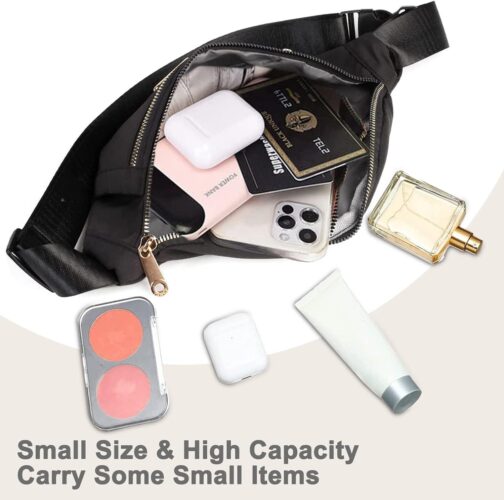 6 Pieces Fanny Pack for Women Men Fashion Waist Bag with Adjustable Strap Waterproof Fanny Packs for Travel Sports Running Hiking, 6 Color - Image 5