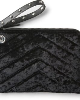 AEROPOSTALE Womens Velour Clutch Handbag Purse 001