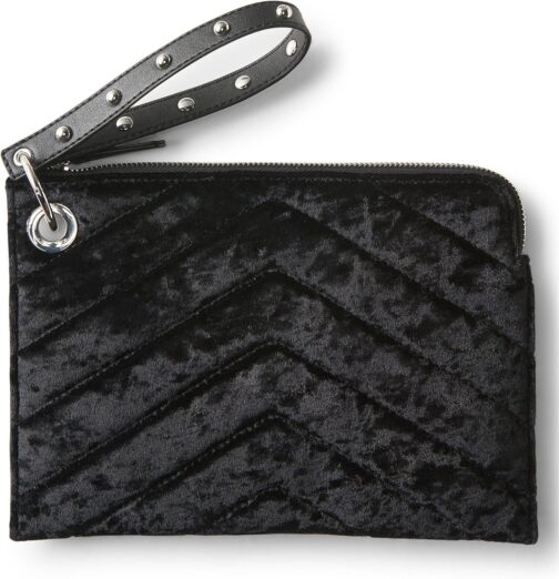 AEROPOSTALE Womens Velour Clutch Handbag Purse 001