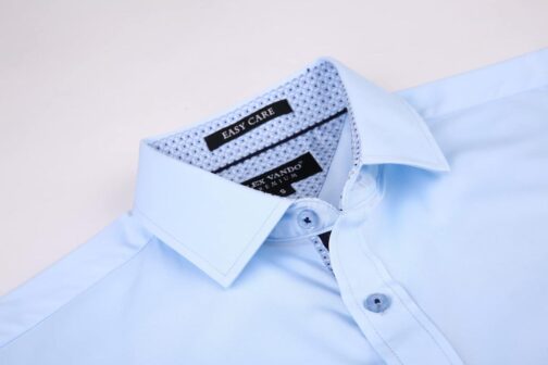 Alex Vando Mens Dress Shirts Wrinkle Free Regular Fit Stretch Rayon Button Down Shirt - Image 3