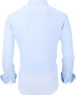 Alex Vando Mens Dress Shirts Wrinkle Free Regular Fit Stretch Rayon Button Down Shirt