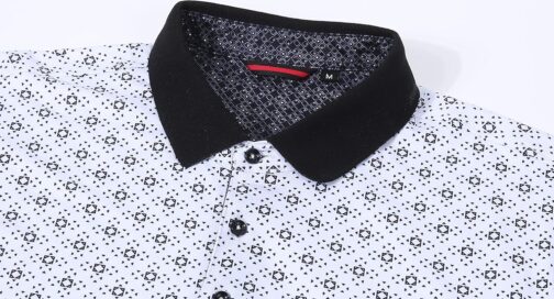 Alex Vando Mens Polo Shirts Short Sleeve Regular Fit Fashion Designed Shirt - Image 3