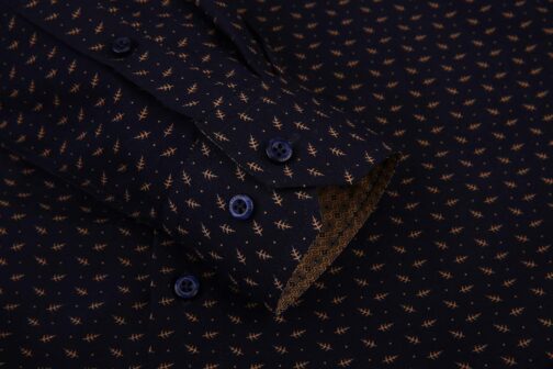 Alex Vando Mens Printed Dress Shirts Long Sleeve Regular Fit Button Down Shirt - Image 5