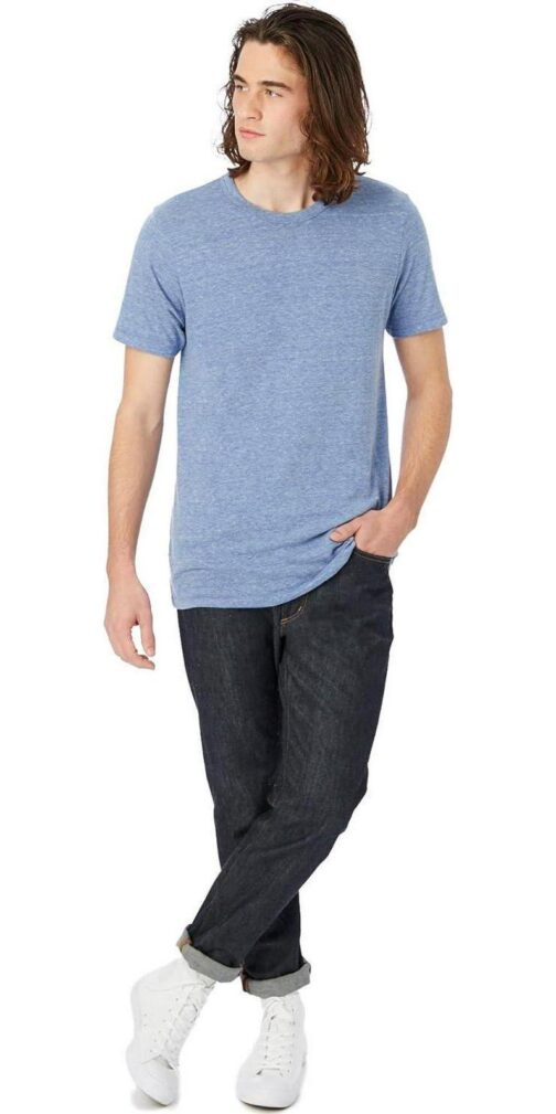 Alternative Men's Shirt, Super Soft Camo Triblend Eco Short Sleeve Crewneck - Image 4