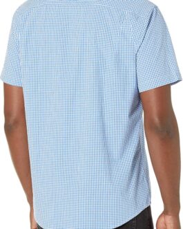 Amazon Essentials Men’s Regular-Fit Short-Sleeve Poplin Shirt