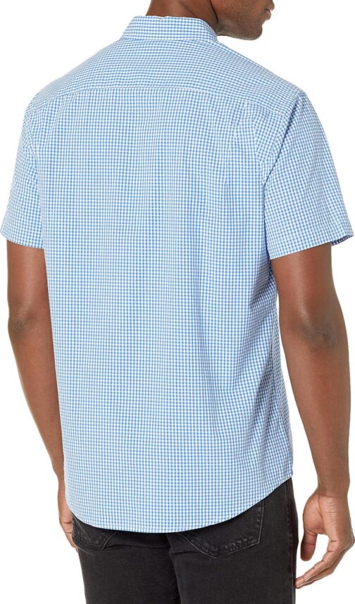 Amazon Essentials Men's Regular-Fit Short-Sleeve Poplin Shirt - Image 2