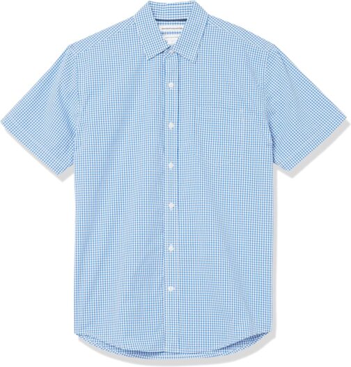 Amazon Essentials Men's Regular-Fit Short-Sleeve Poplin Shirt - Image 6