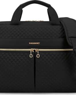 BAGSMART 17.3/15.6 Inch Laptop Bag, Briefcase for Women Computer Messenger Bag Office Travel Business, Black