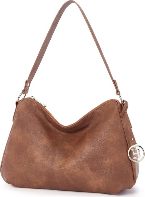 BOSTANTEN Purses for Women Vegan Leather Shoulder Bag Designer Ladies Hobo Handbags Pocketbooks - Image 8