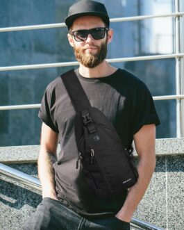 BOSTANTEN Sling Bag, Crossbody Backpack Shoulder Chest Bag for Men Women Travel Hiking Casual Daypack