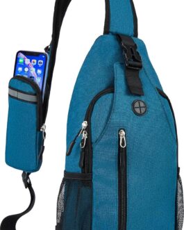 BOSTANTEN Sling Bag, Crossbody Backpack Shoulder Chest Bag for Men Women Travel Hiking Casual Daypack