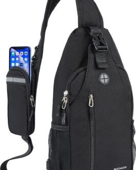 BOSTANTEN Sling Bag, Crossbody Backpack Shoulder Chest Bag for Men Women Travel Hiking Casual Daypack