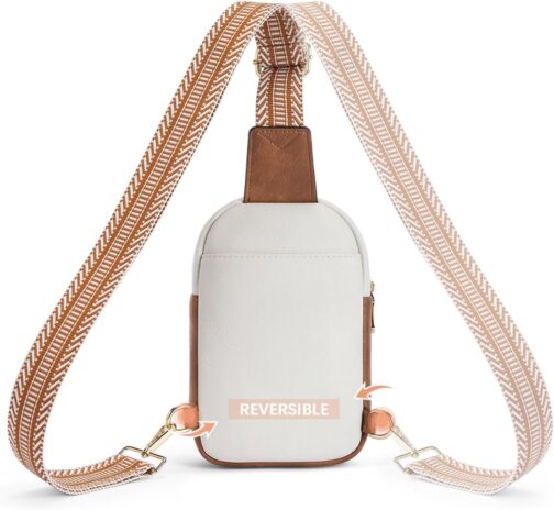 BOSTANTEN Small Sling Bag Crossbody Bags for Women Trendy Crossbody Purse Leather Chest Bag - Image 5