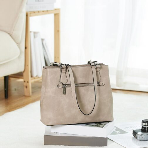 BOSTANTEN Women Handbag Leather Shoulder Bags Soft Designer Top Handle Purse - Image 2