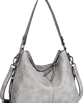 BROMEN Purses for Women Vegan Leather Hobo Bags Designer Handbags Large Shoulder Crossbody Bag with Adjustable Strap