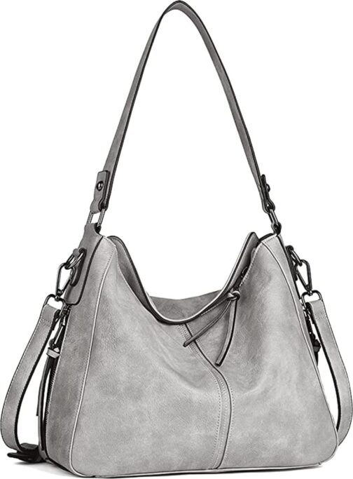 BROMEN Purses for Women Vegan Leather Hobo Bags Designer Handbags Large Shoulder Crossbody Bag with Adjustable Strap