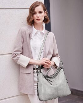 BROMEN Purses for Women Vegan Leather Hobo Bags Designer Handbags Large Shoulder Crossbody Bag with Adjustable Strap