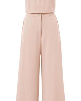 BTFBM Women’s 2 Piece Outfits 2024 Summer Casual Tracksuits Crew Neck Sleeveless Top Wide Leg Pant Sets