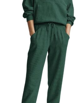 BTFBM Women’s 2 Piece Tracksuit Fall Outfits 2024 Long Sleeve Half Zip Sweatshirt Sweatpants Lounge Set Sweatsuits