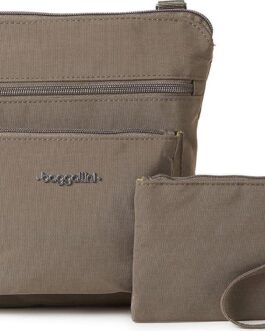 Baggallini Womens Pocket Crossbody with RFID