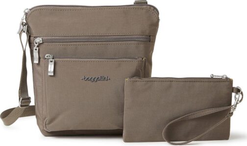 Baggallini Womens Pocket Crossbody with RFID