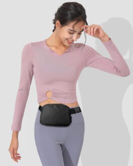 Belt Bag for Women Fanny Pack Dupes, Bomvabe Fashion Crossbody Lulu Waist Pack Lemen Bag with Adjustable Strap, Everywhere Belt Bag for Travel Outdoors Running Hiking