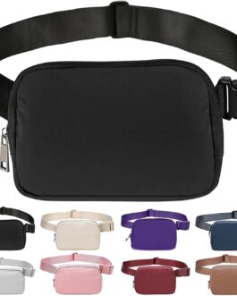 Belt Bag for Women Fanny Pack Dupes, Bomvabe Fashion Crossbody Lulu Waist Pack Lemen Bag with Adjustable Strap, Everywhere Belt Bag for Travel Outdoors Running Hiking