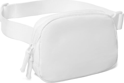 Belt Bag for Women Two-Way Zipper Cross Body Fanny Pack Fashion Waist Packs Everywhere Belt Bag with Adjustable Strap Gifts for Teen Girls Women Men (White) - Image 7