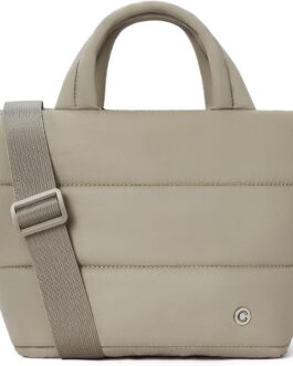 CHOLISS Small Puffer Tote Bag for Women – Quilted Crossbody Bags, Puffy Nylon Satchel Travel Handbags