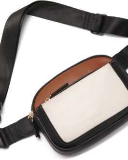 CLUCI Belt Bag for Women, Mini Everywhere Crossbody Waist Bag Adjustable Strap, Vegan Leather Women’s Fanny Pack