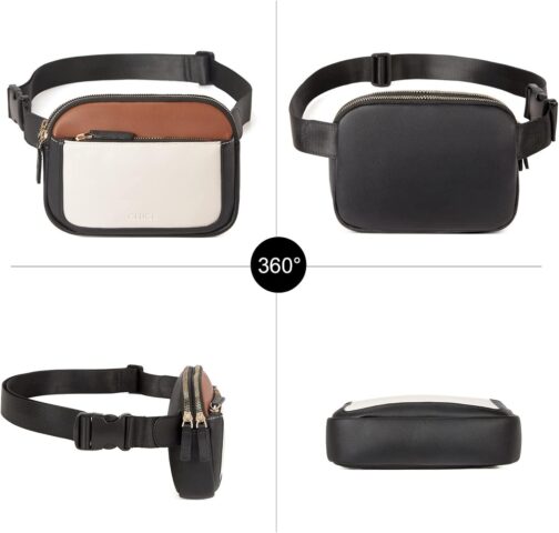 CLUCI Belt Bag for Women, Mini Everywhere Crossbody Waist Bag Adjustable Strap, Vegan Leather Women's Fanny Pack - Image 6