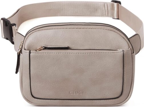 CLUCI Belt Bag for Women, Mini Everywhere Crossbody Waist Bag Adjustable Strap, Vegan Leather Women's Fanny Pack - Image 9