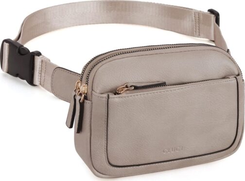 CLUCI Belt Bag for Women, Mini Everywhere Crossbody Waist Bag Adjustable Strap, Vegan Leather Women's Fanny Pack - Image 8
