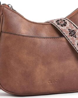 CLUCI Crossbody Bags Purses for Women, Leather Summer Cross Body Bags with Adjustable Strap, Women’s Shoulder Handbags 2024