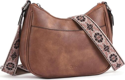 CLUCI Crossbody Bags Purses for Women, Leather Summer Cross Body Bags with Adjustable Strap, Women's Shoulder Handbags 2024