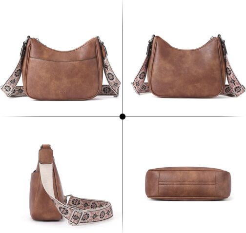 CLUCI Crossbody Bags Purses for Women, Leather Summer Cross Body Bags with Adjustable Strap, Women's Shoulder Handbags 2024 - Image 6
