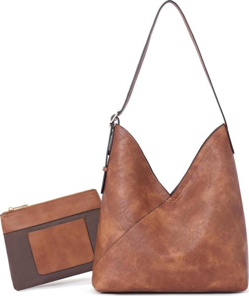 CLUCI Purses for Women Tote Handbags Vegan Leather Hobo Bags Fashion Large Ladies Shoulder Bag