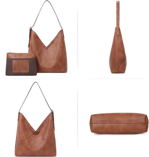 CLUCI Purses for Women Tote Handbags Vegan Leather Hobo Bags Fashion Large Ladies Shoulder Bag - Image 6