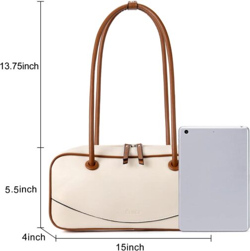 CLUCI Shoulder Bag,Purses for Women Dumpling Small Hobo Bags Vegan Leather Ladies Clutch with Adjustable Strap - Image 6