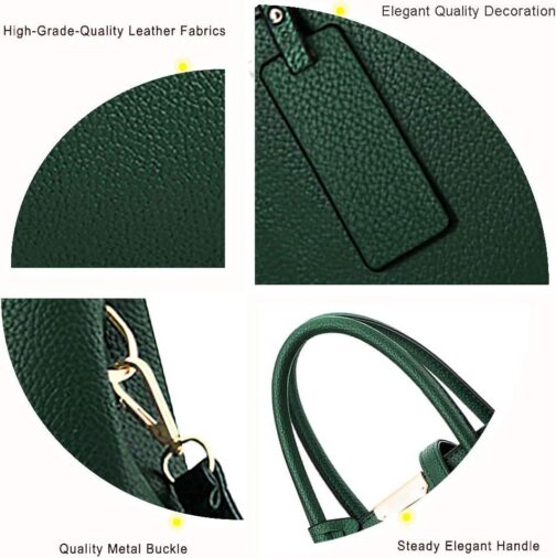 COCIFER Purses and Handbags for Women Shoulder Tote Bags Top Handle Satchel - Image 7