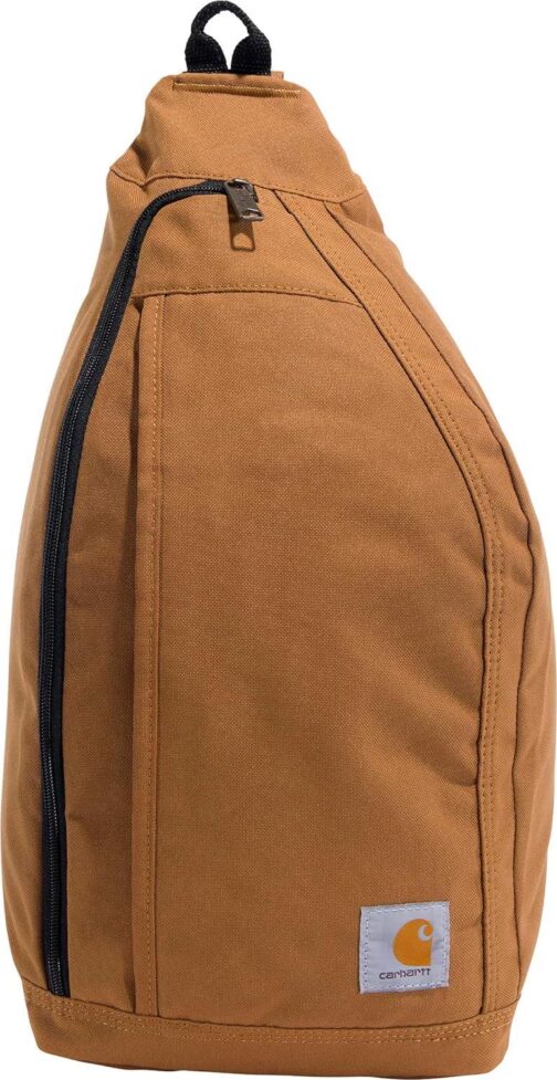 Carhartt Men's Sling Bag Sling Crossbody Backpack with Side Release Buckle and Tablet Sleeve