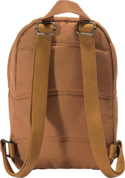 Carhartt Mini Backpack, Everyday Essentials Daypack for Men and Women, Brown, One Size - Image 3