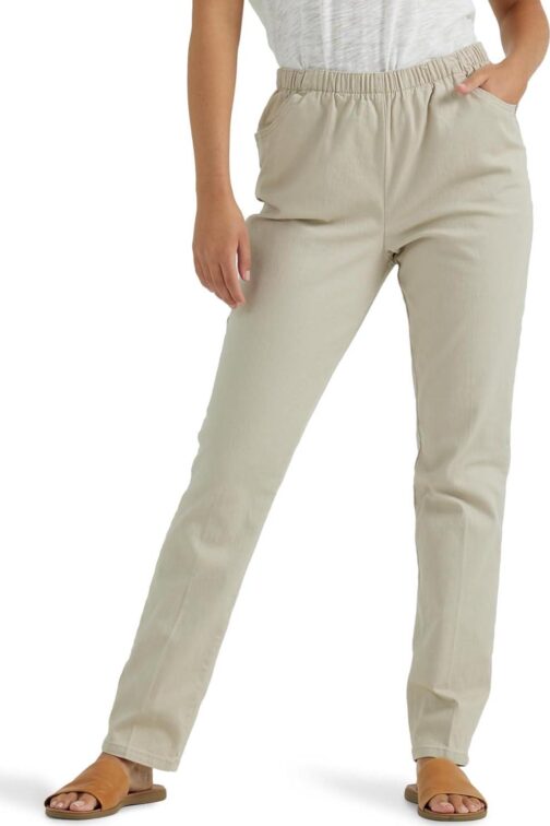 Chic Classic Collection Womens Stretch Elastic Waist Pull-On Legging Pant
