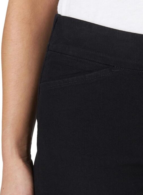 Chic Classic Collection Womens Easy Fit Elastic Waist Pull-On Capri - Image 4