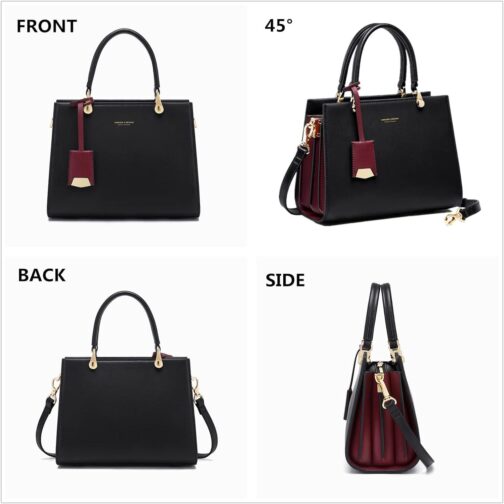 Cnoles Handbags for Women Large Capacity Tote Shoulder Bags Ladies Handle Satchel Purse - Image 3