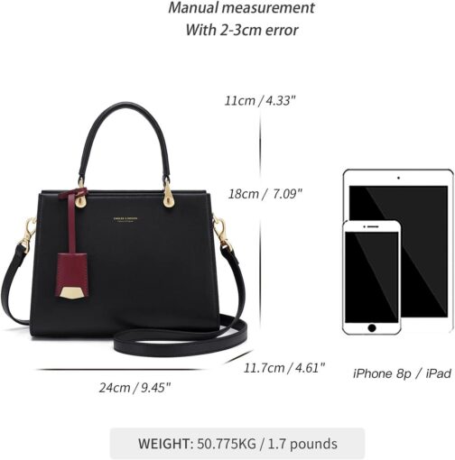 Cnoles Handbags for Women Large Capacity Tote Shoulder Bags Ladies Handle Satchel Purse - Image 4