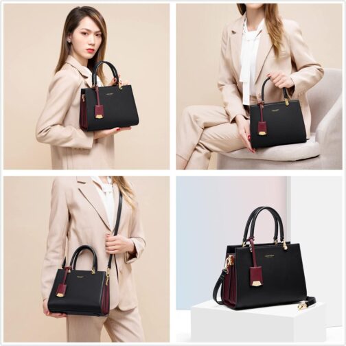 Cnoles Handbags for Women Large Capacity Tote Shoulder Bags Ladies Handle Satchel Purse - Image 2